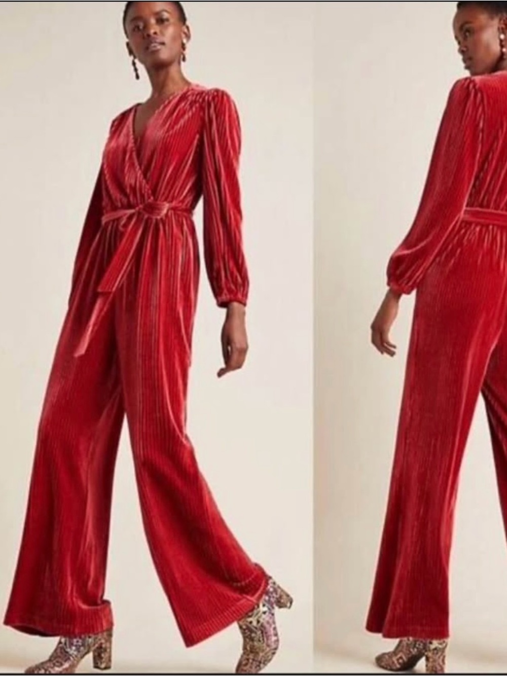 Velour Anthropology Romper